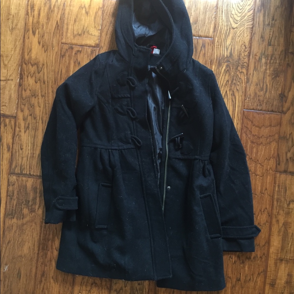 Hm black size 8 pea coat